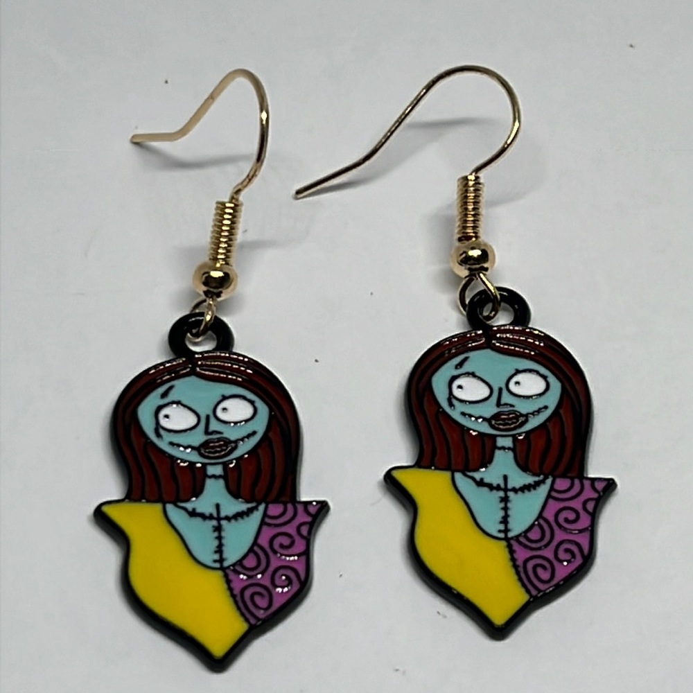 Earrings Dead girl Goth Gothic Halloween